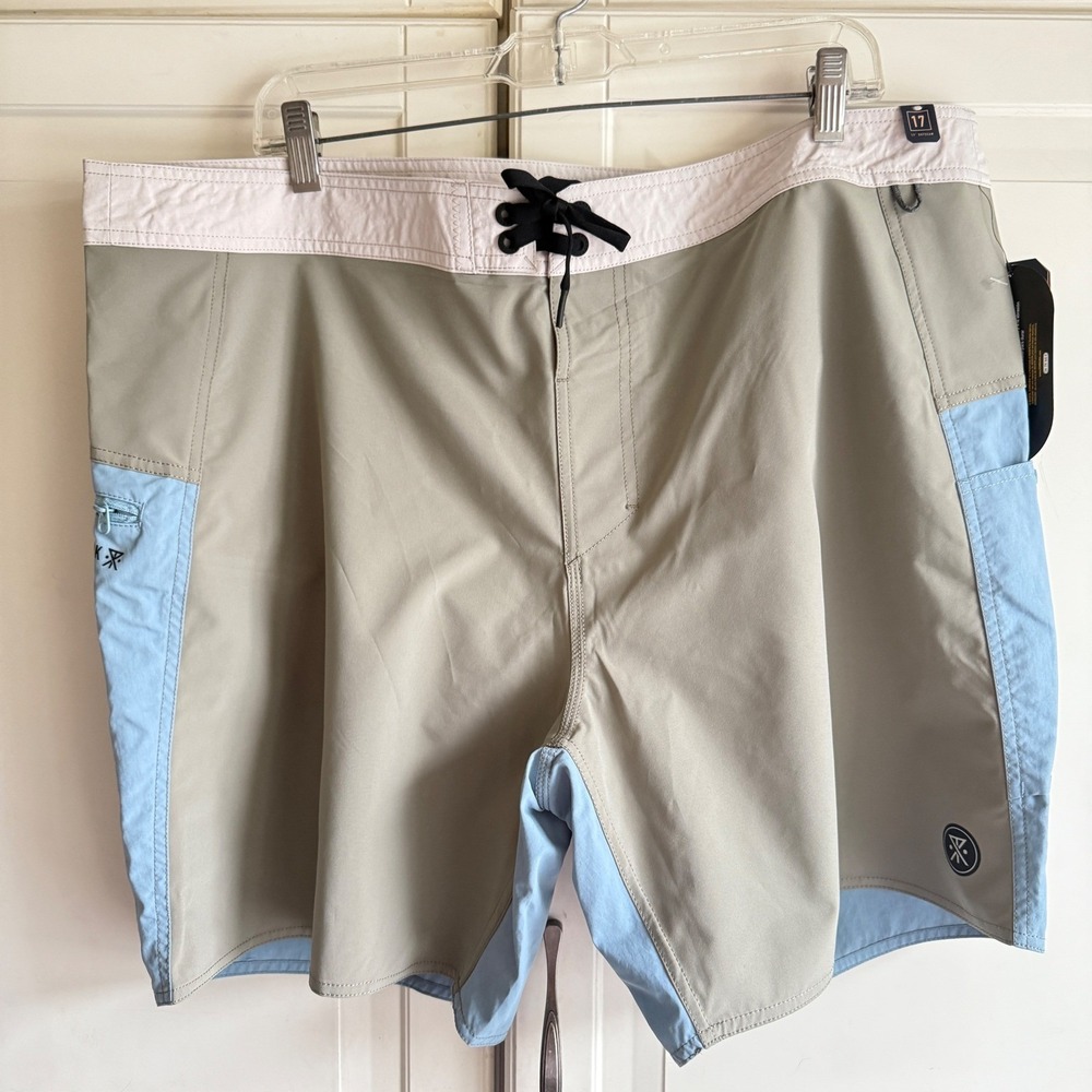 ROARK The Boatman Durable Travel Boardshorts Men's Size 40 Swim Trunk New w Tags